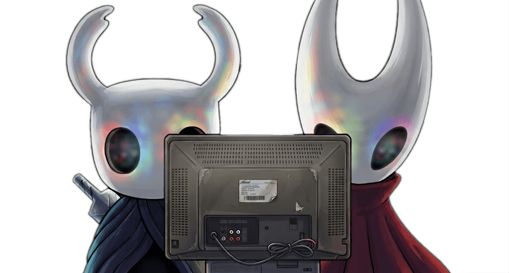 Knight and Hornet playing a game together
